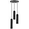 Ardmore 3 Light Shiny Black Pendant