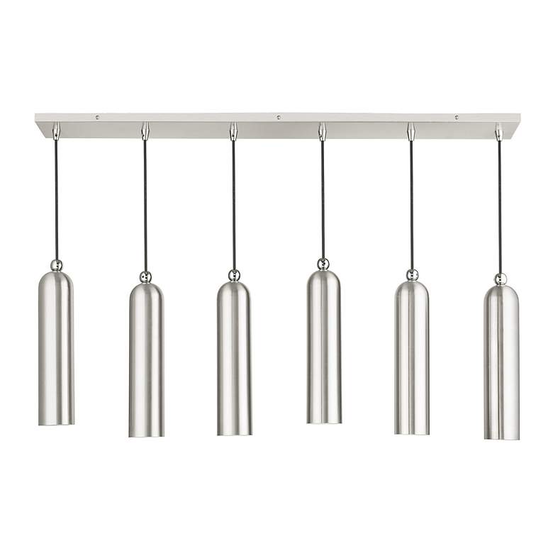 Image 3 Ardmore 6 Light Brushed Nickel Linear Pendant more views