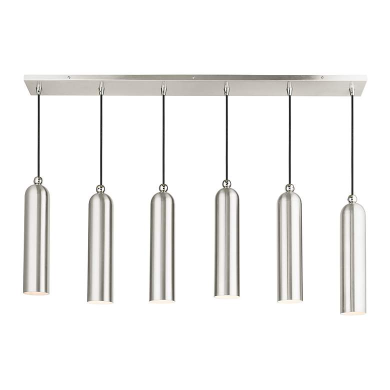 Image 4 Ardmore 6 Light Brushed Nickel Linear Pendant more views