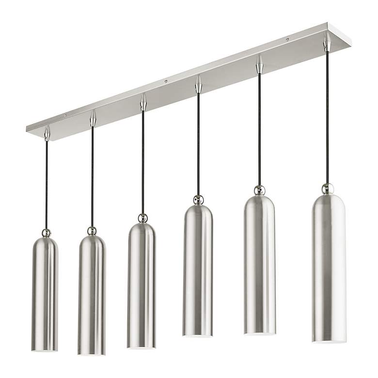 Image 5 Ardmore 6 Light Brushed Nickel Linear Pendant more views