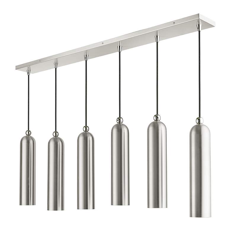 Image 6 Ardmore 6 Light Brushed Nickel Linear Pendant more views