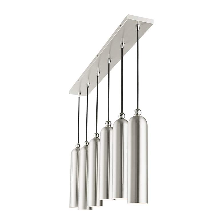 Image 7 Ardmore 6 Light Brushed Nickel Linear Pendant more views