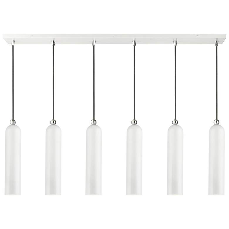 Image 2 Ardmore 6 Light Shiny Linear Pendant