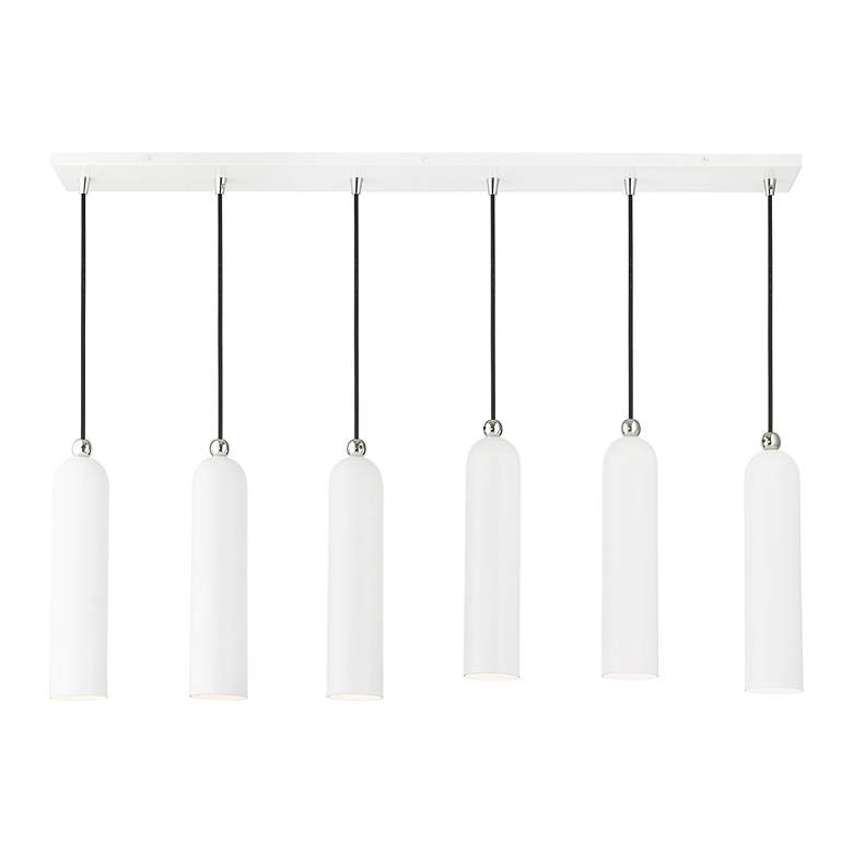 Image 4 Ardmore 6 Light Shiny Linear Pendant more views