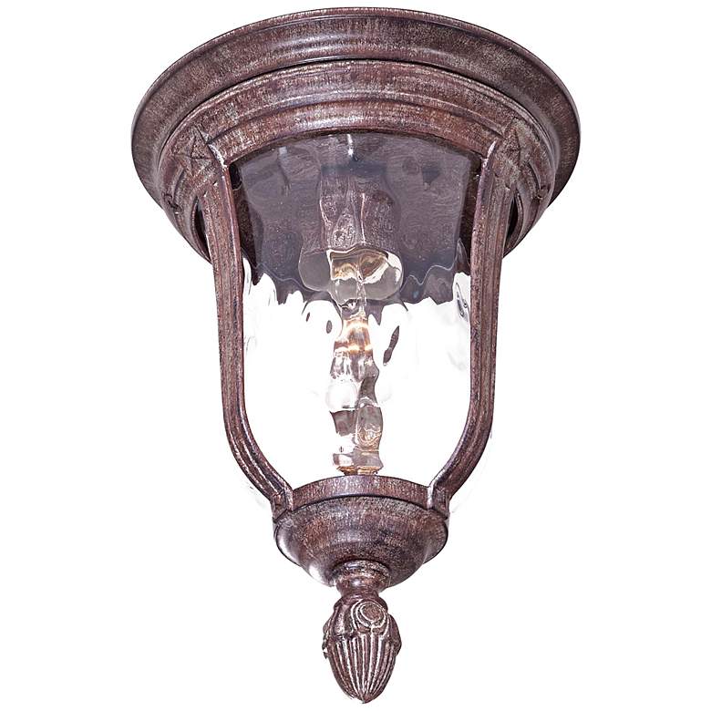 Image 1 Ardmore 7 1/2 inch Wide Rust Outdoor Ceiling Light