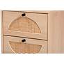 3_Ardon 15 3/4" Wide Light Brown 2-Drawer Nightstand more views