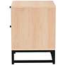 7_Ardon 15 3/4" Wide Light Brown 2-Drawer Nightstands Set of 2 more views