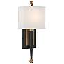 2_Ardson 1 Light Matte Black + Vibrant Gold Sconce
