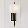 1_Ardson 1 Light Matte Black + Vibrant Gold Sconce