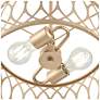 3_Arelyn 13" Wide Modern Gold 2-Light Pendant more views