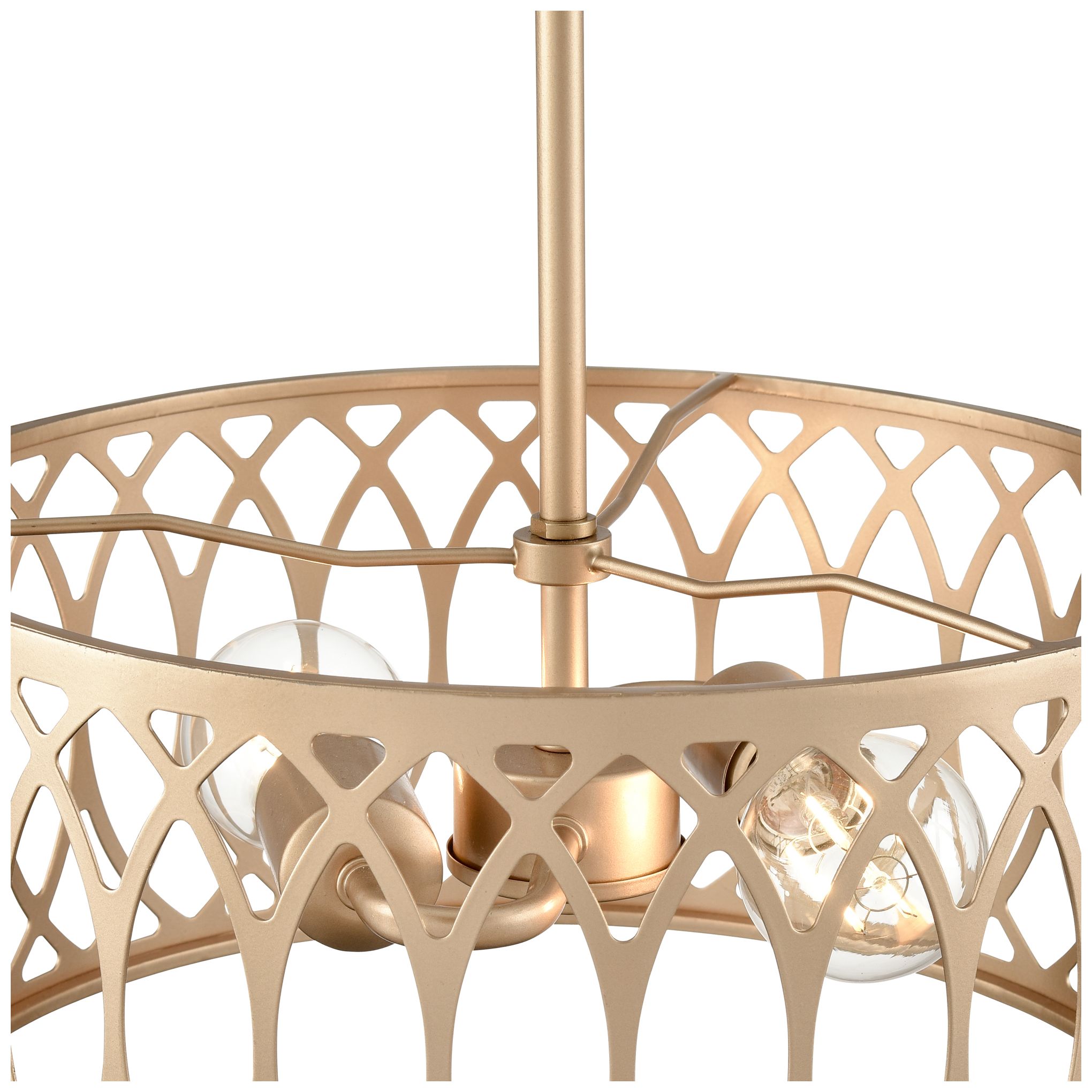 Image 4 Arelyn 13" Wide Modern Gold 2-Light Pendant more views