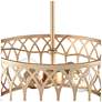 4_Arelyn 13" Wide Modern Gold 2-Light Pendant more views