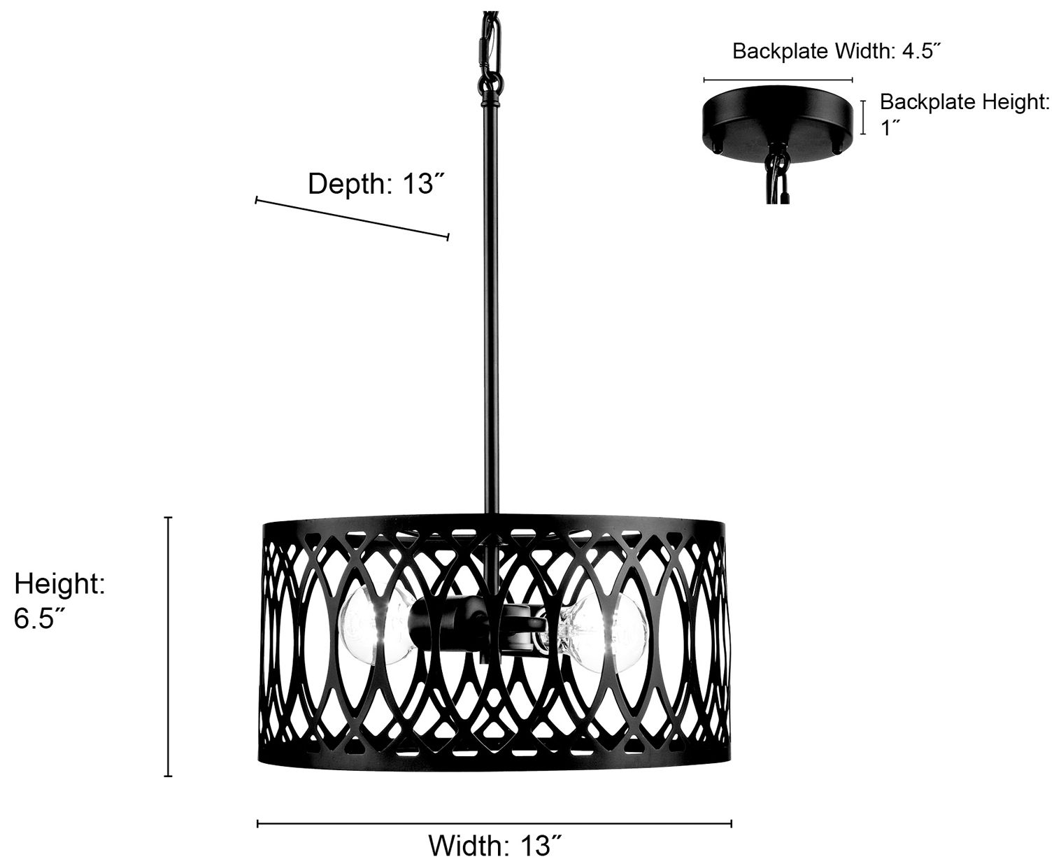 Image 7 Arelyn 13" Wide Modern Gold 2-Light Pendant more views