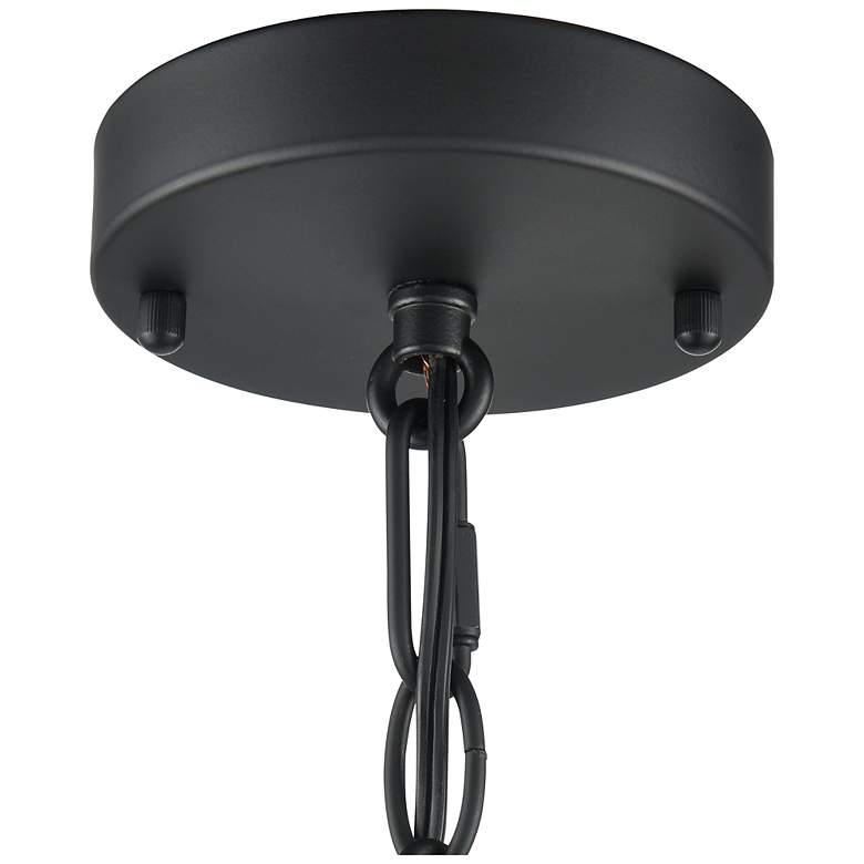 Image 6 Arelyn 13" Wide 2-Light Pendant in Matte Black more views