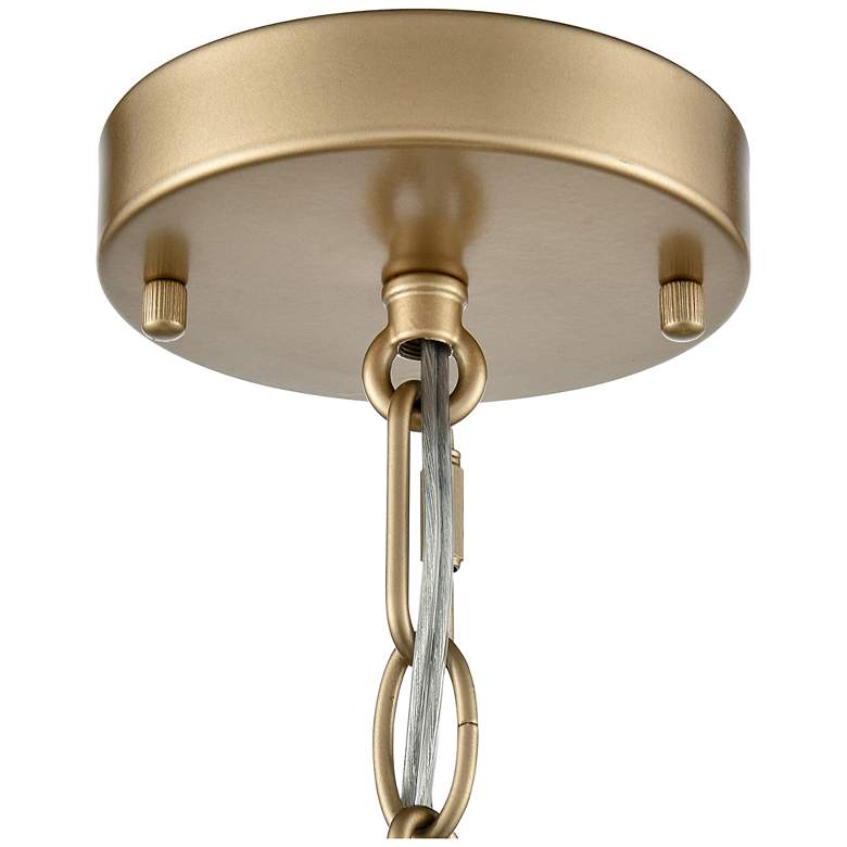 Image 6 Arelyn 13" Wide 2-Light Pendant in Painted Modern Gold more views