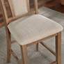 3_Arena 25 3/4" Natural Tone Wood Counter Stools Set of 2 more views