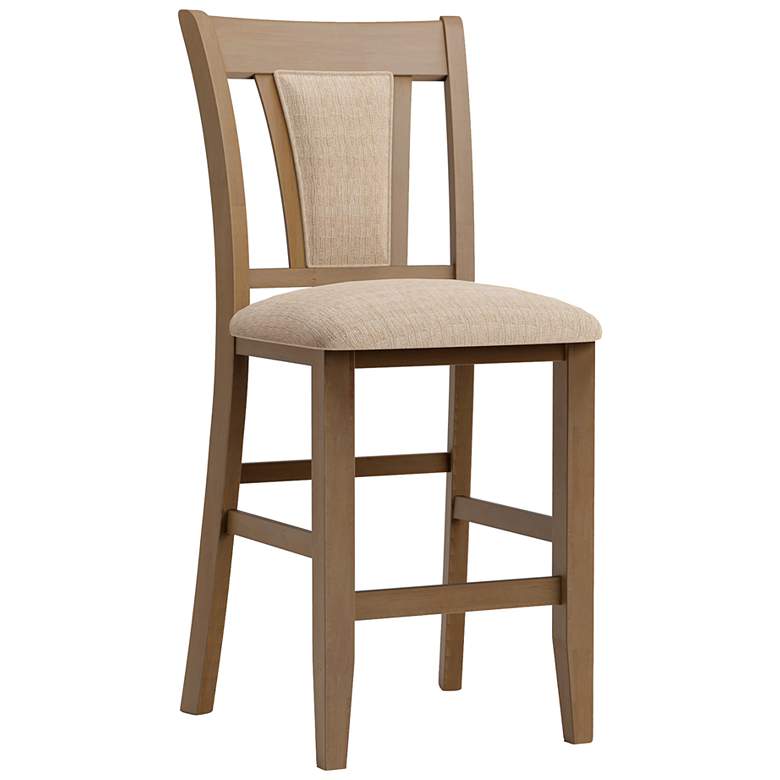 Image 5 Arena 25 3/4" Natural Tone Wood Counter Stools Set of 2 more views