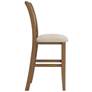 6_Arena 25 3/4" Natural Tone Wood Counter Stools Set of 2 more views
