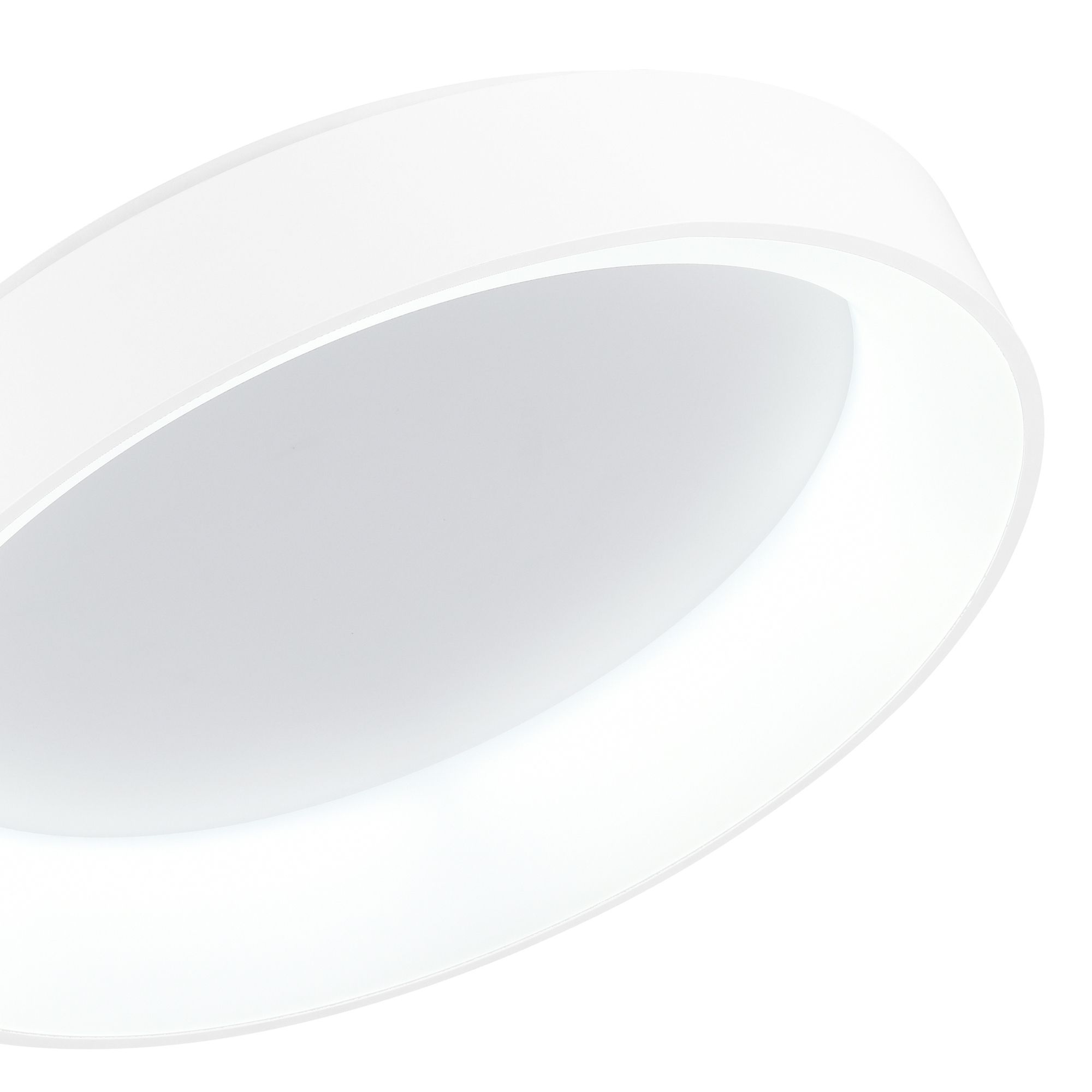 Image 4 Arenal Integrated LED 24in White Flush Mount more views