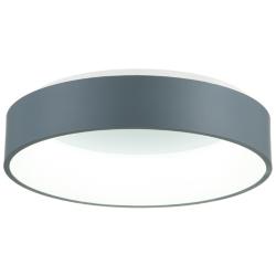 Arenal LED Drum Shade Flush Mount With Gray & White Finish