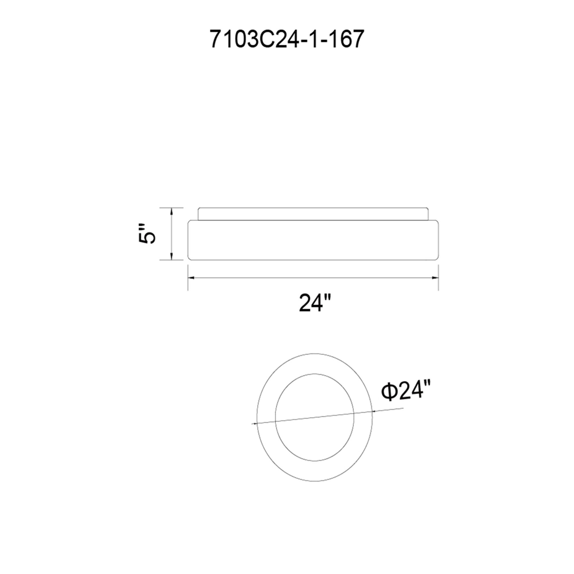 Image 7 Arenal LED Drum Shade Flush Mount With Gray & White Finish more views
