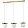 Arenales Brushed Brass  Linear Pendant