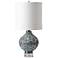 Arenas Blue and Brown Glass Table Lamp
