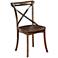 Arendal Burnished Dark Oak Wood Finish Dining Side Chair