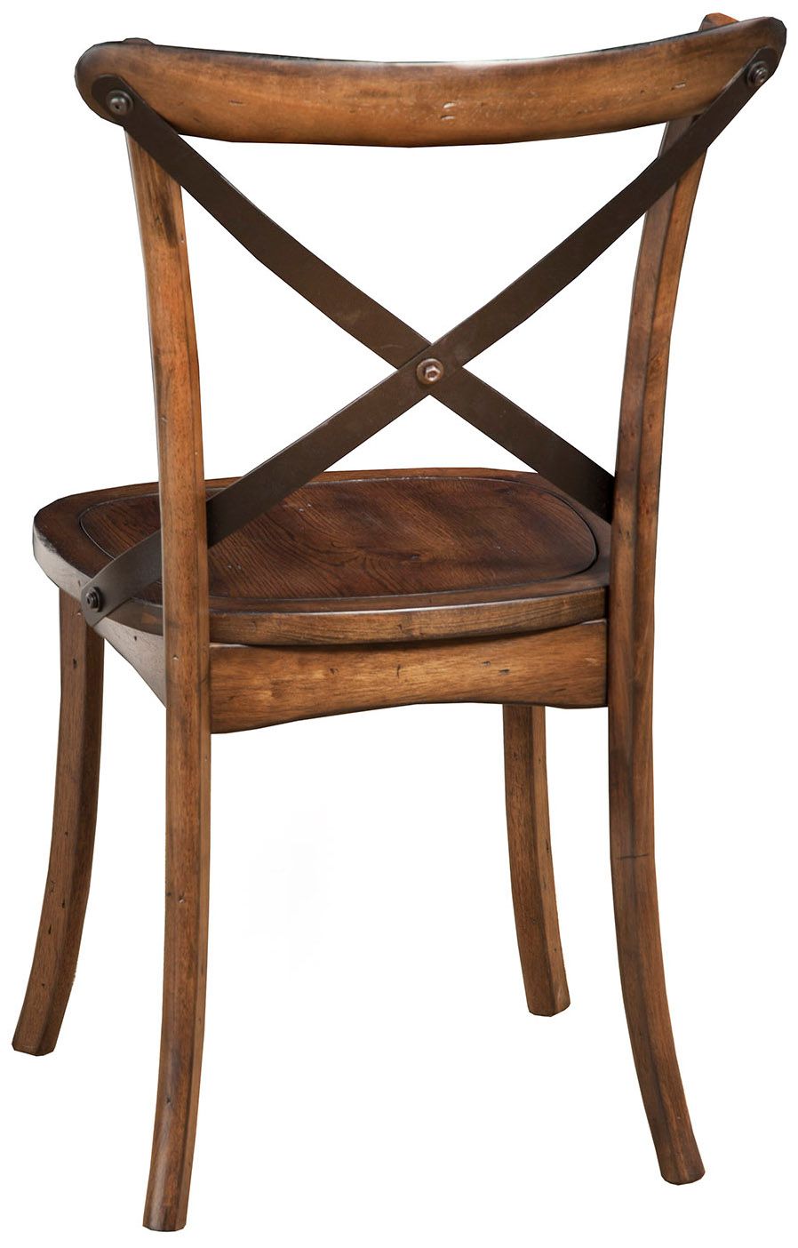 Image 2 Arendal Burnished Dark Oak Wood Finish Dining Side Chair more views