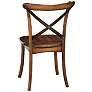 Arendal Burnished Dark Oak Wood Finish Dining Side Chair