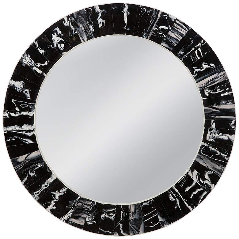 Image 2 Argentella 38 inchH Contemporary Styled Wall Mirror
