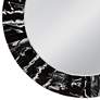 Argentella 38"H Contemporary Styled Wall Mirror in scene
