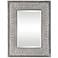 Argenton Distressed Ivory 30 3/4" x 40 1/4" Wall Mirror