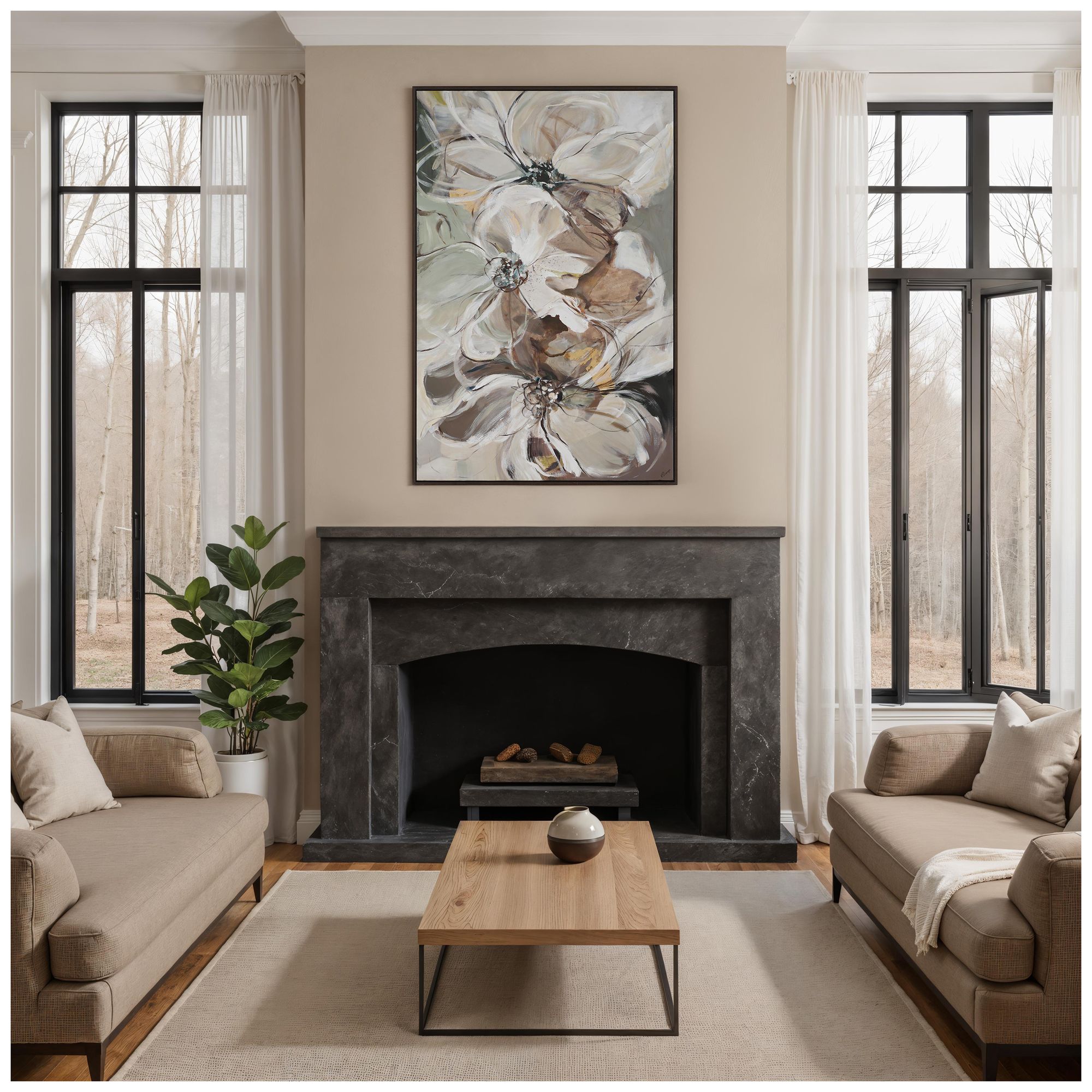 Image 4 Argilla 40" H x 60" W Canvas Art more views