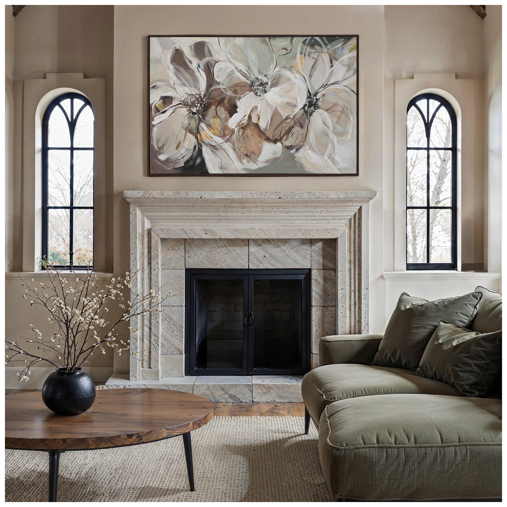 Argilla 40" H x 60" W Canvas Art