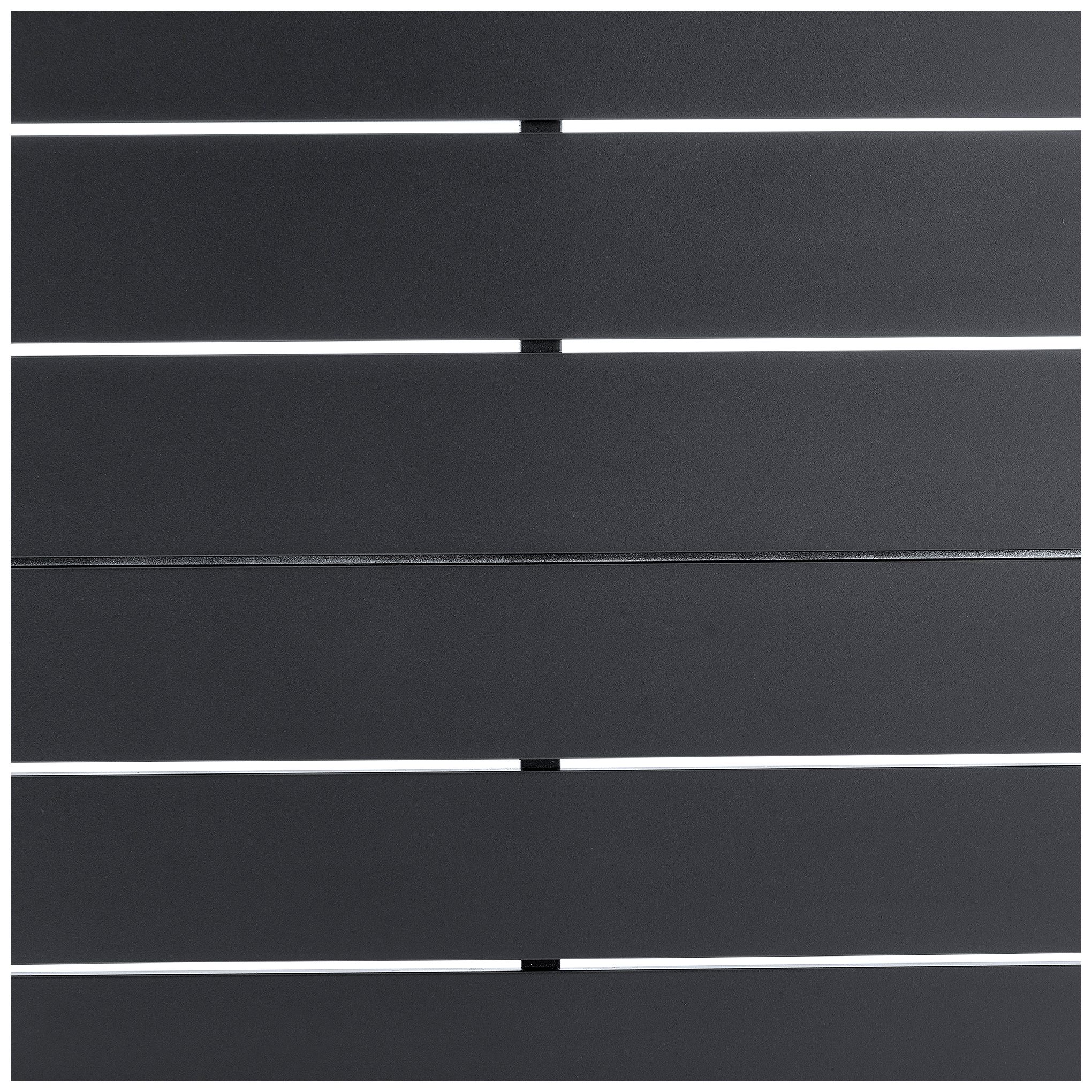 Argiope 3 Piece Patio Outdoor Swivel Seating Set in Dark Grey Aluminum