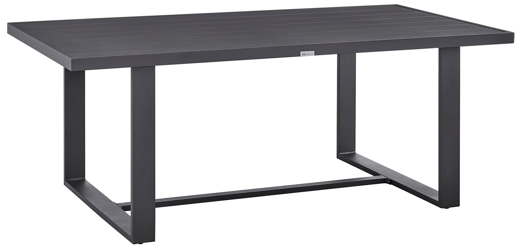 Image 6 Argiope Outdoor 5-Piece Dining Table Set in Aluminum with Grey Cushions more views