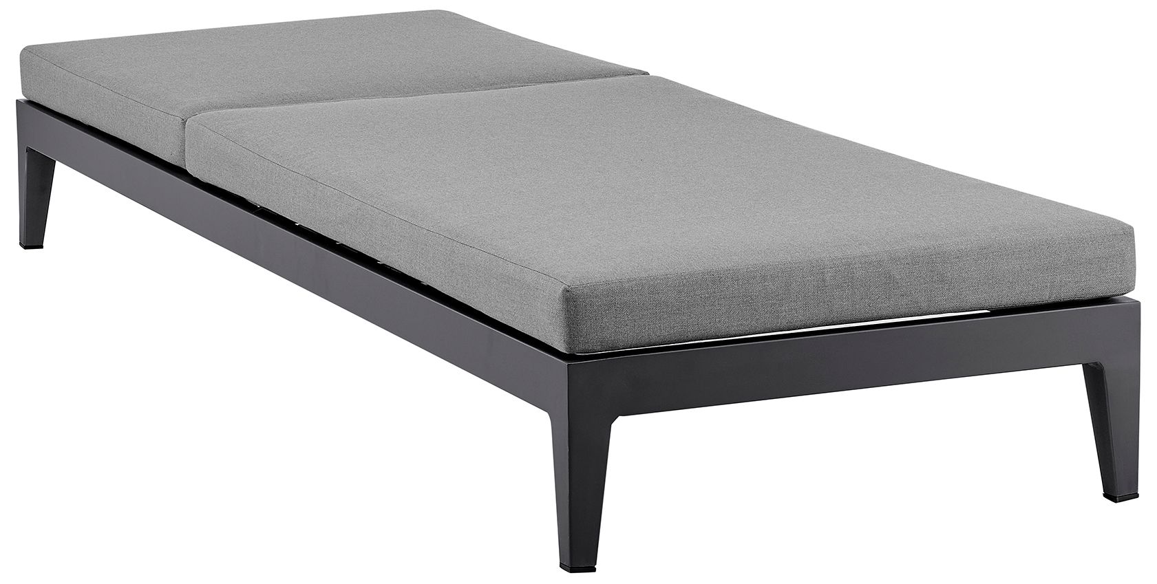 Image 7 Argiope Outdoor Patio Adjustable Chaise Lounge Chair in Aluminum more views