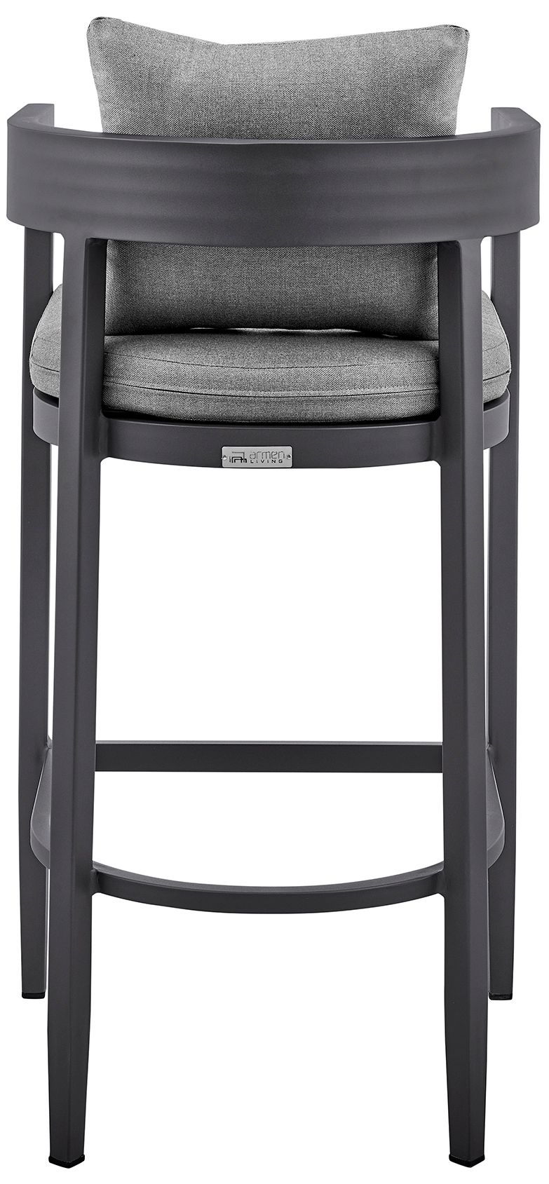 Image 6 Argiope Outdoor Patio Bar Stool in Aluminum with Cushions more views