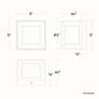 Thumbnail4 of Argo 5"H x 5"W 5-Light Outdoor Wall Light in Black more views