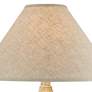 Argosa Southwest Rustic Sand Finish Tall Vase LED Table Lamp