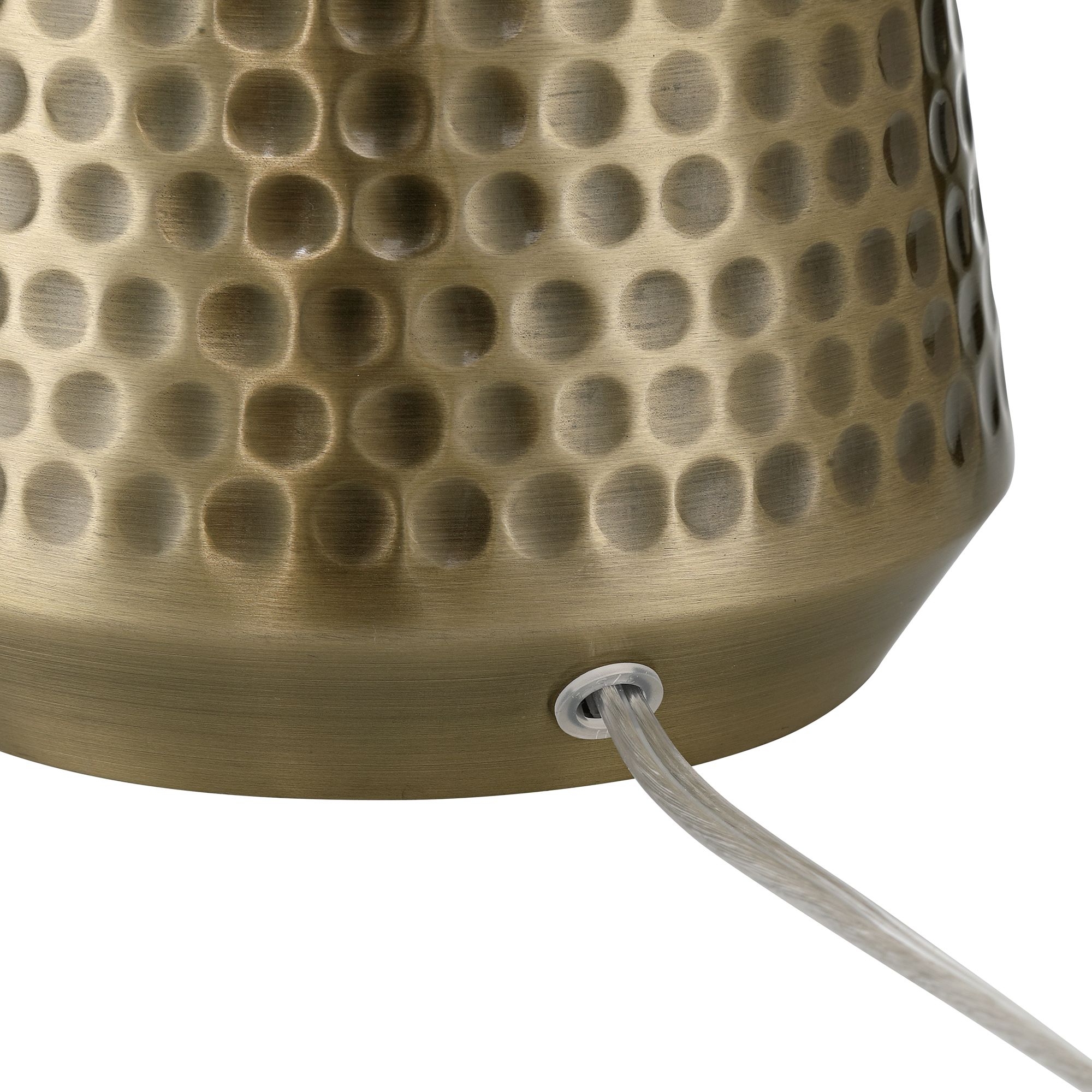Watch A Video About the Argus Textured Brass Table Lamp