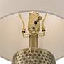 4_Argus 16 1/4" High Textured Brass Table Lamp more views