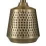 6_Argus 16 1/4" High Textured Brass Table Lamp more views