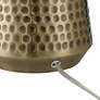 7_Argus 16 1/4" High Textured Brass Table Lamp more views