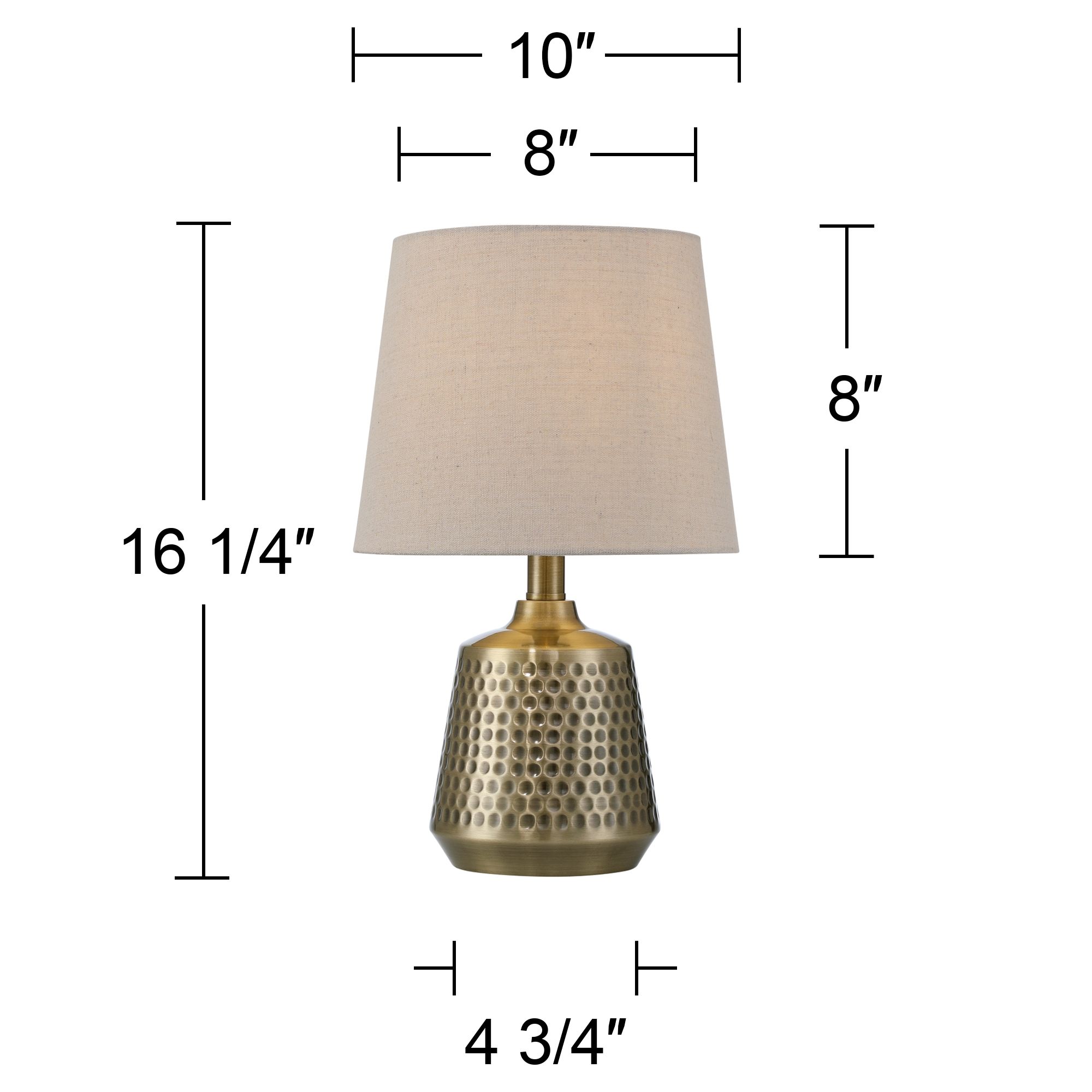 Watch A Video About the Argus Textured Brass Table Lamp