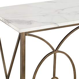 Image3 of Ari 47 1/4" Wide Marble Console Table more views