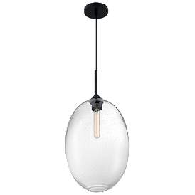 Image1 of Aria; 1 Light; Large Pendant Fixture; Matte Black Finish