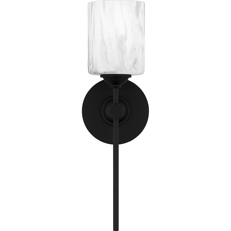 Image 4 Aria 1-Light Matte Black Bath Light more views