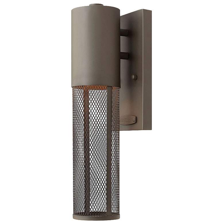 Image 1 Aria 14 1/2 inchH Brown Outdoor Wall Light by Hinkley Lighting